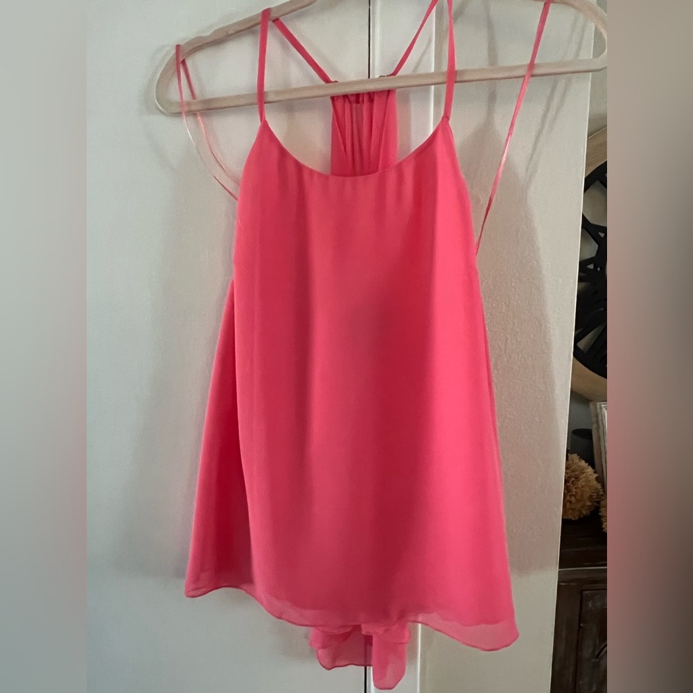 Jennifer Lopez Vibrant Pink Tank Top